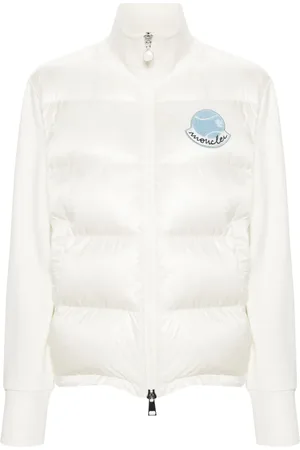 Moncler Chamarra con panel capitonado y parche del logo
