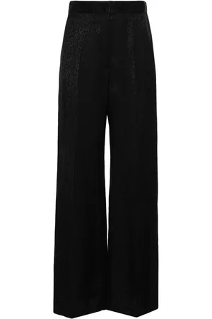 Paul Smith Pantalones palazzo con estampado de leopardo