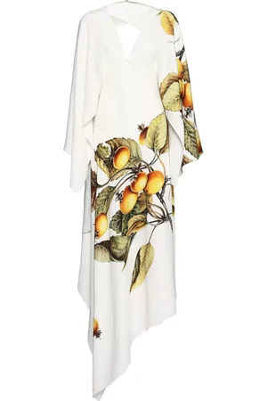 Salvatore Ferragamo Vestido midi con diseño asimétrico