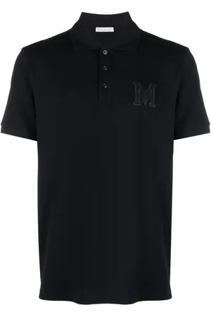 Moncler Playera tipo polo con parche del logo
