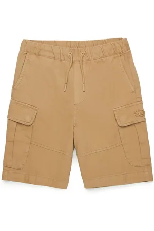 Diesel Shorts cargo con logo bordado