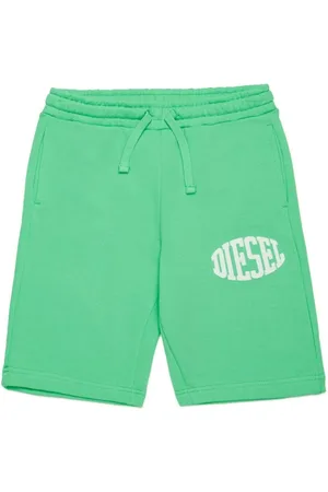 Diesel Shorts deportivos con logo estampado
