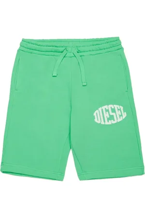 Diesel Shorts deportivos con logo estampado