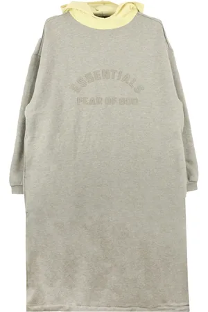 FEAR OF GOD Vestido con capucha y aplique del logo