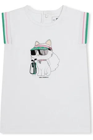 Karl Lagerfeld Vestido con estampado Ikonik Choupette