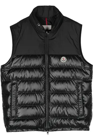 Moncler Chaleco capitonado con parche del logo