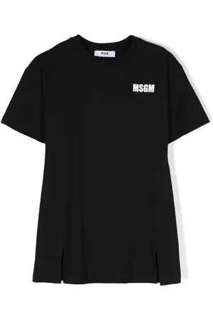 Msgm Vestido con logo estampado