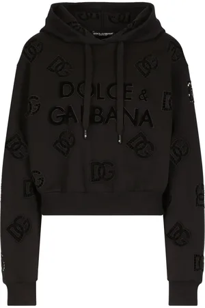 Dolce & Gabbana Hoodie con logo perforado