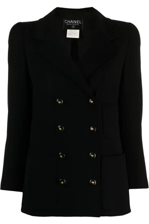 CHANEL Chamarra con doble botonadura 1995