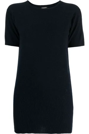 CHANEL Playera tejida de cachemira 2000