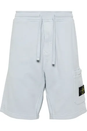 Stone Island Shorts deportivos con parche Compass