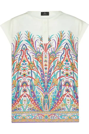 Etro Playera con estampado gráfico