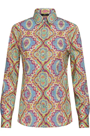 Etro Camisa con estampado gráfico
