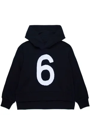 Maison Margiela Hoodie con detalle de apliques