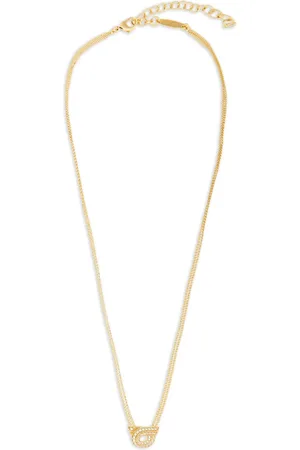 Salvatore Ferragamo Collar a capas con dije Gancini