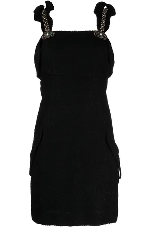 CHANEL Vestido corto con detalle de perlas