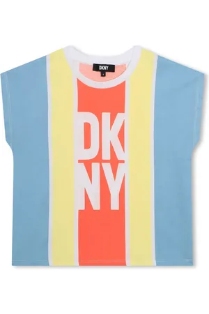DKNY Playera con rayas estampadas