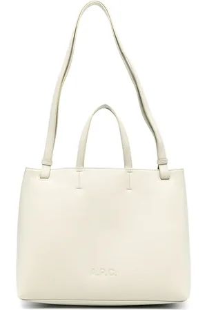 A.P.C. Tote con logo en relieve