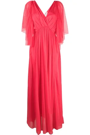 FORTE FORTE Vestido acampanado con cuello en V