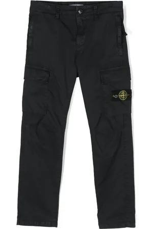 Stone Island Pantalones cargo con diseño slim
