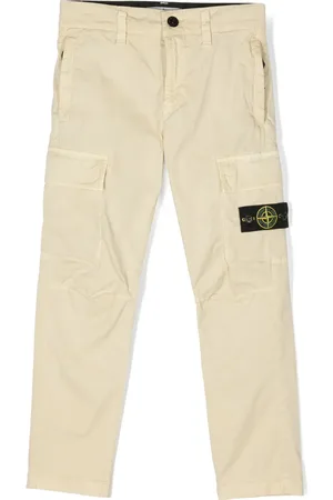 Stone Island Pantalones cargo con diseño slim