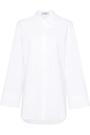Dorothee Schumacher Camisa oversize con piñas bordadas