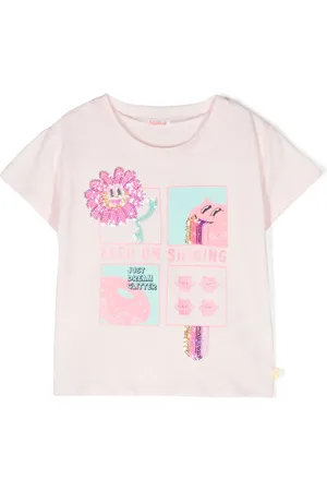 Billieblush Playera con ilustración estampada