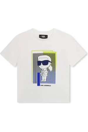 Karl Lagerfeld Playera con motivo Ikonik