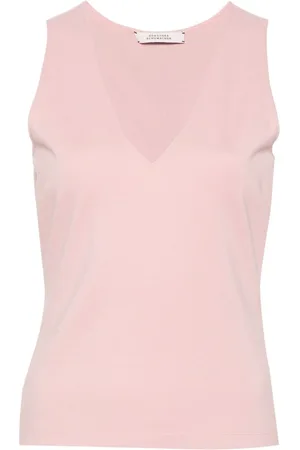Dorothee Schumacher Top sin mangas con cuello en V