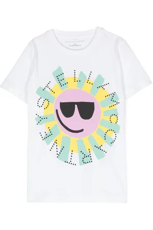 Stella McCartney Playera con logo estampado