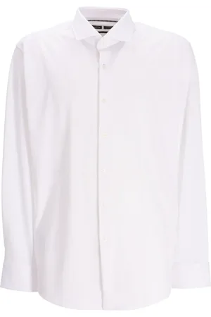 HUGO BOSS Camisa con cuello de smoking