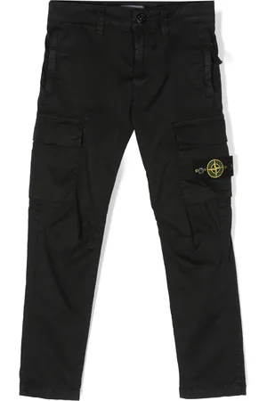 Stone Island Pantalones cargo con diseño slim