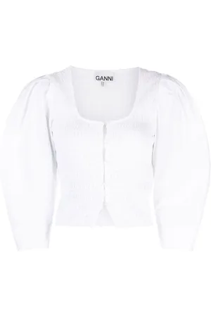 Ganni Blusa de popelina