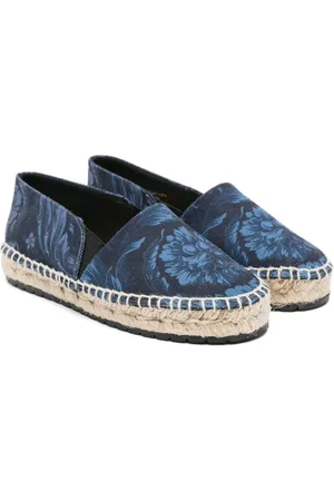 VERSACE Alpargatas de mezclilla Barocco