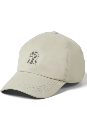 Brunello Cucinelli Gorra con logo bordado