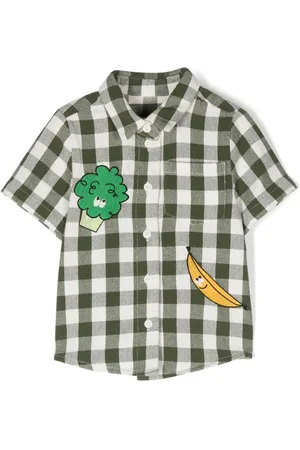 Stella McCartney Camisa con bordado Veggie