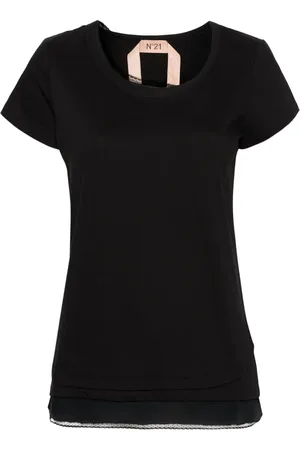 Nº21 Playera con ribete de encaje