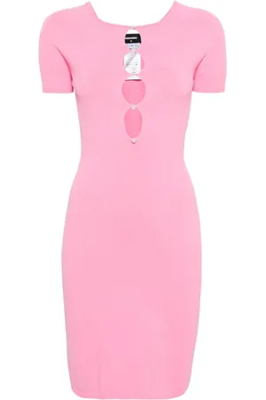 Dsquared2 Vestido tejido con detalle de aberturas