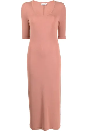 Calvin Klein Vestido tejido de canalé
