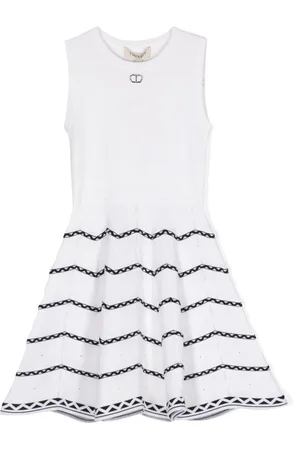 Twin-Set Vestido tejido con motivo geométrico