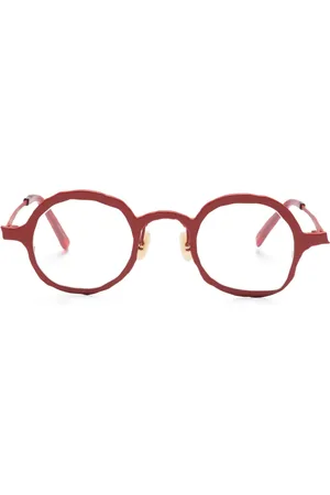 MASAHIROMARUYAMA Lentes de titanio con armazón redonda
