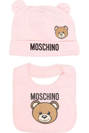 Moschino Conjunto de gorro con motivo Teddy Bear