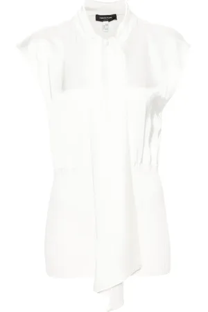 Fabiana Filippi Blusa con moño en el cuello