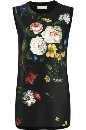 Elie saab Top con estampado floral