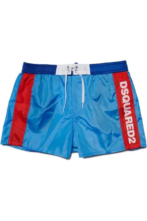 Dsquared2 Shorts de playa con cordones y logo
