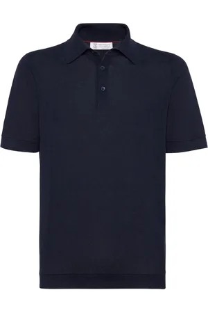 Brunello Cucinelli Playera tipo polo manga corta