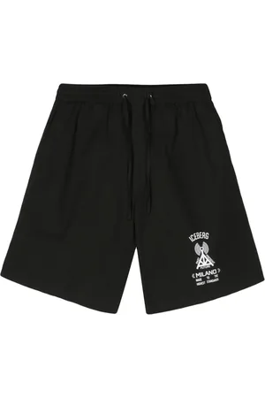Iceberg Shorts deportivos con logo estampado