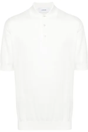 LARDINI Playera tipo polo con logo bordado