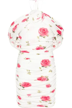 MAGDA BUTRYM Vestido corto con rosas estampadas