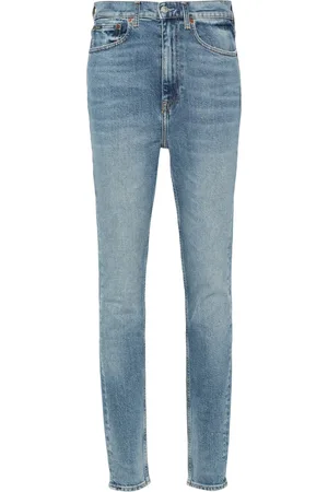 Ralph Lauren Skinny jeans Tompkins con tiro alto